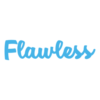 Flawless Decal (Baby Blue)